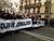 Journalism students march together in a rally for solidarity and in honor of freedom of the press, which was attacked by terrorists Wednesday morning.